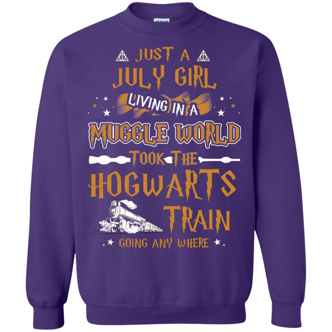 Just A July Girl Living In A Muggle World Took The Hogwarts Train Going Any Where Purple
