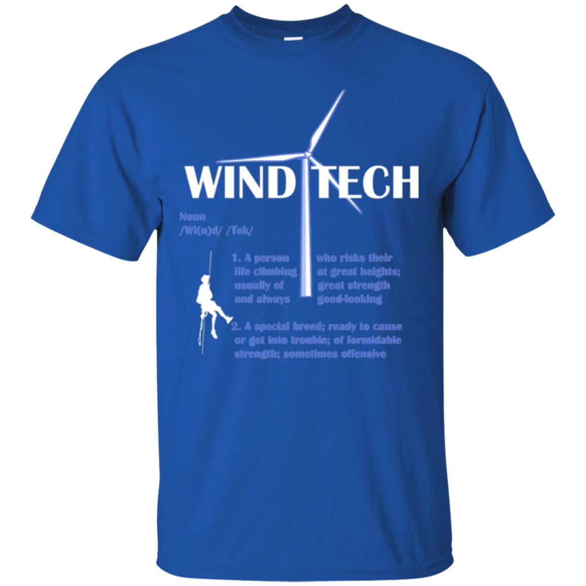 Wind Tech Definition T-shirt Royal