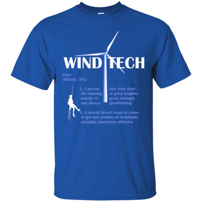 Wind Tech Definition T-shirt Royal