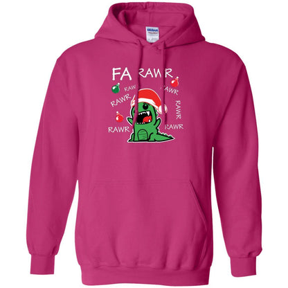 Christmas T-shirt Dinosaur Fa Rawr Heliconia