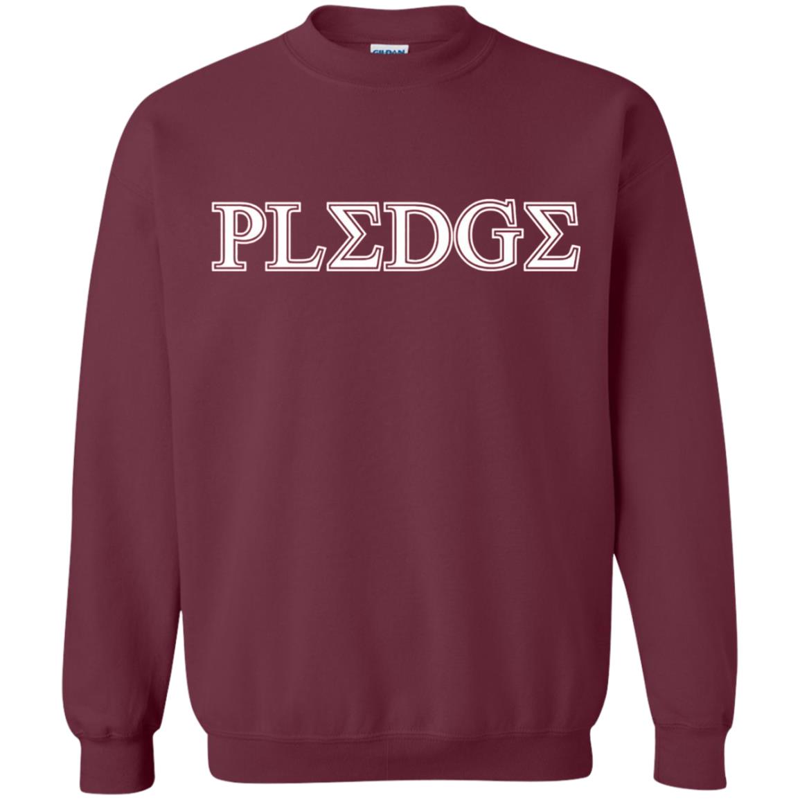 College Greek Life Pledge Fraternity Sorority Rush T-shirt Maroon