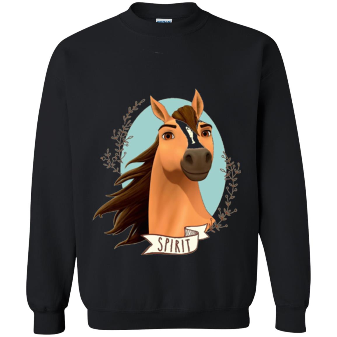 Horse Lover T-shirt Spirit Black