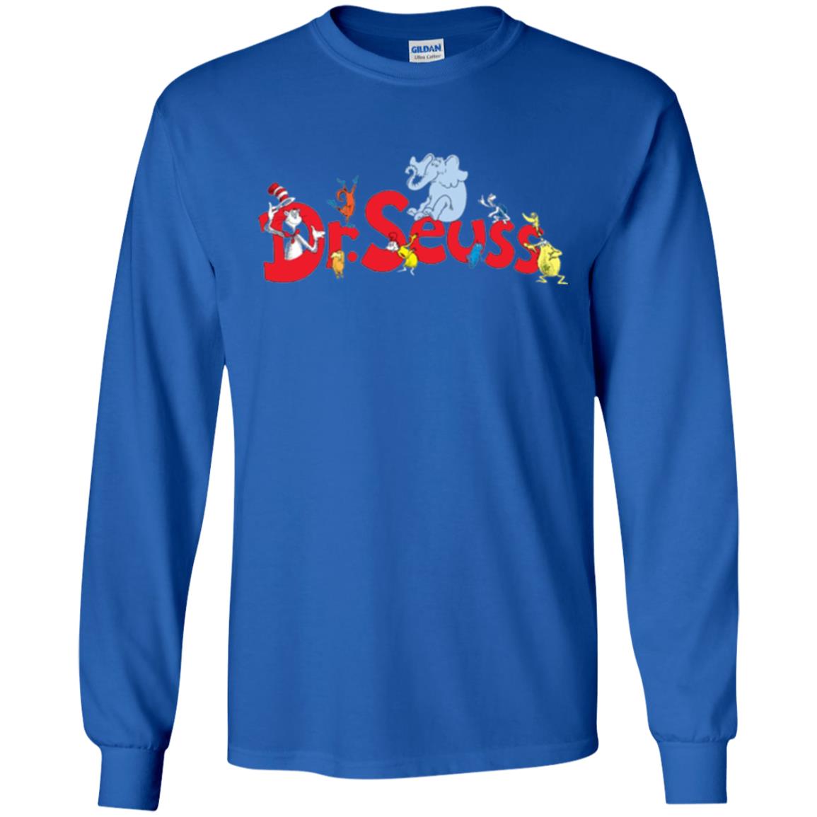 Dr. Seuss Family National Wear Red Day T-shirt Royal