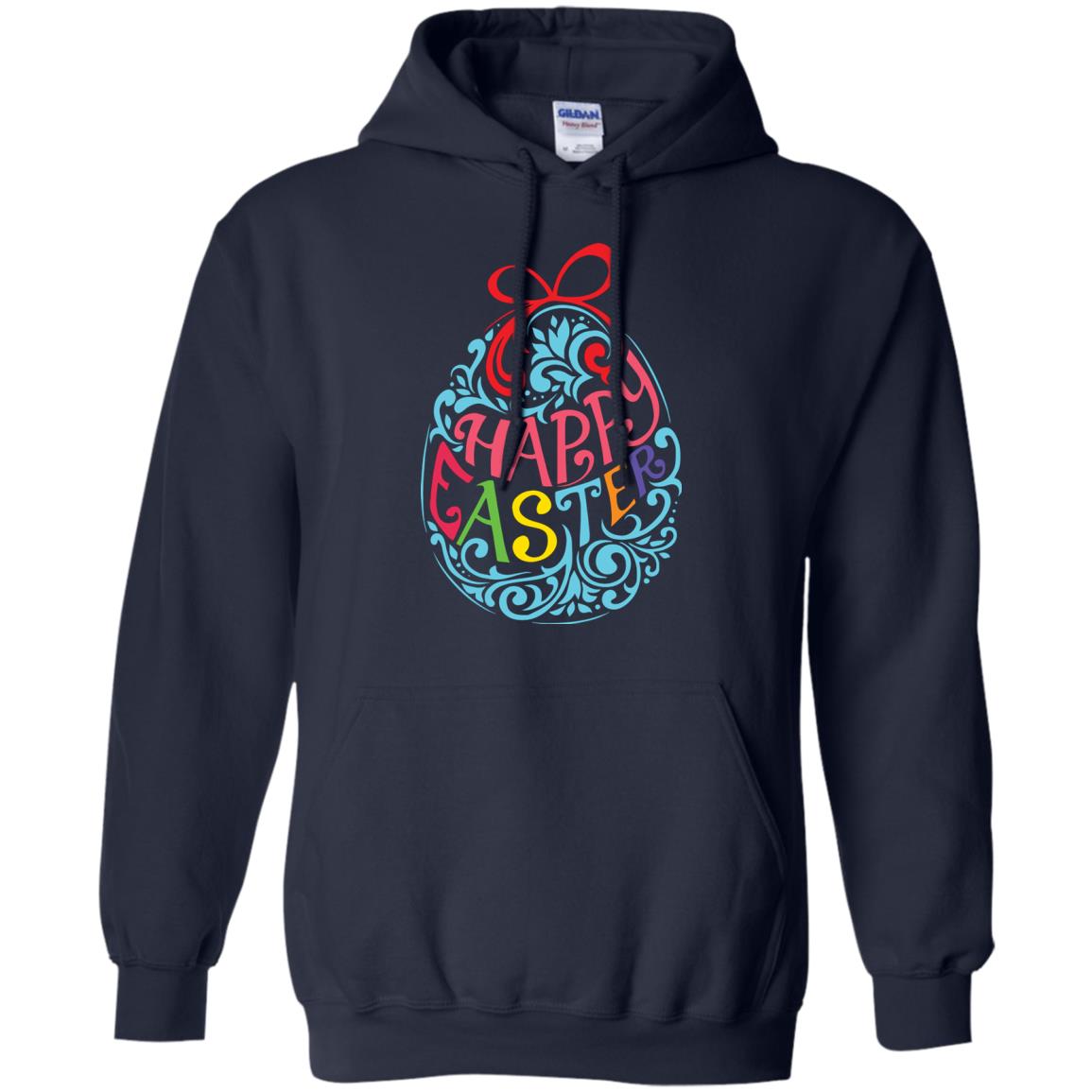 Happy Easter Day T-shirt Navy