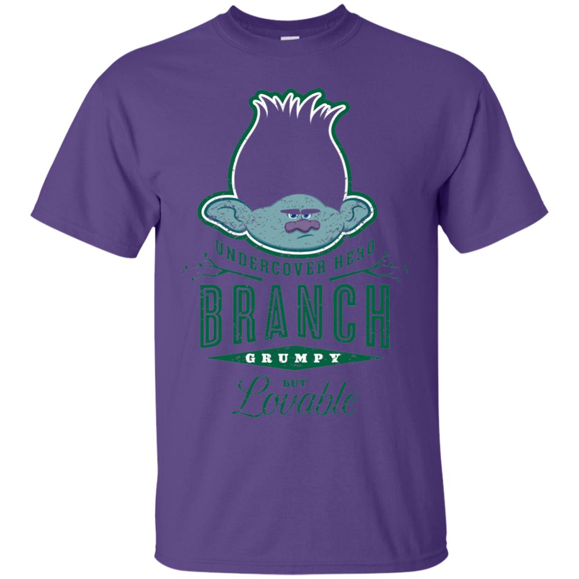 Undercover Hero Trolls Branch Grumpy But Lovable Purple