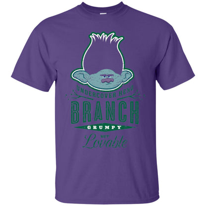 Undercover Hero Trolls Branch Grumpy But Lovable Purple