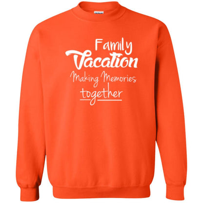 Family Vacation Making Memories Together T-shirt Orange