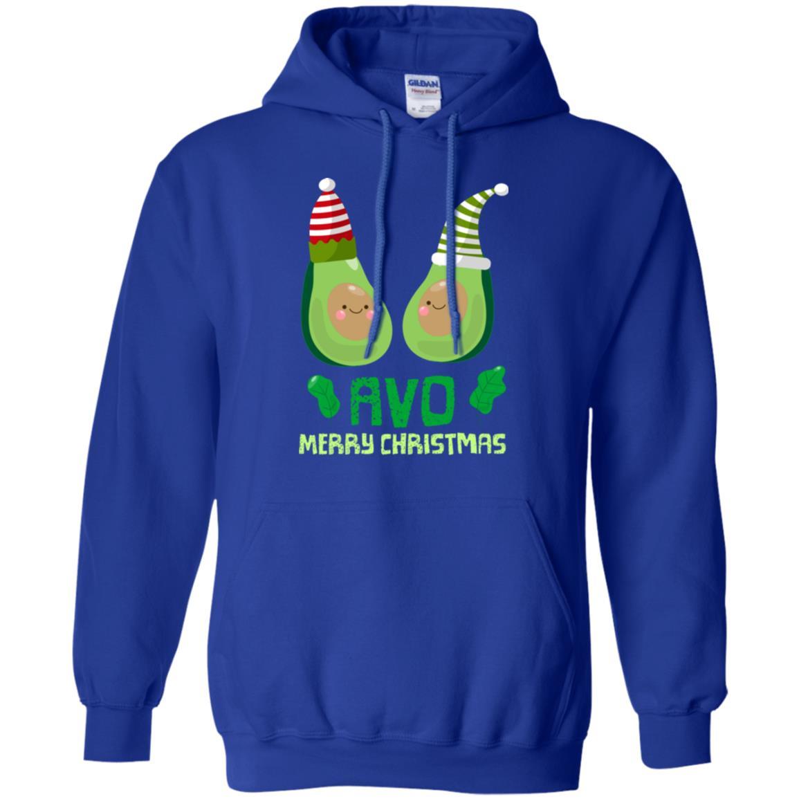 Avocado Merry Christmas T-shirt Royal
