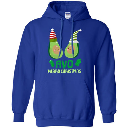 Avocado Merry Christmas T-shirt Royal