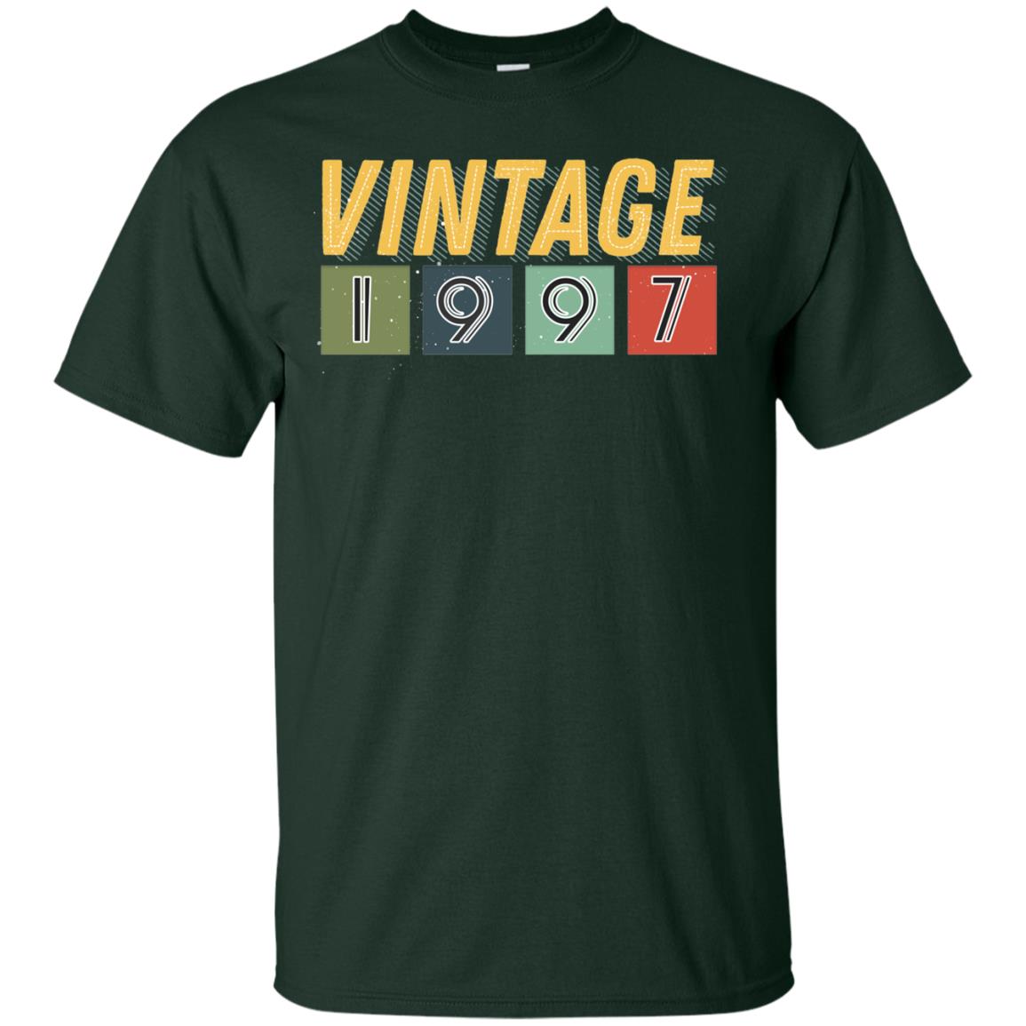 Vintage 1997 21th Birthday Gift Shirt For Mens Or Womens Forest