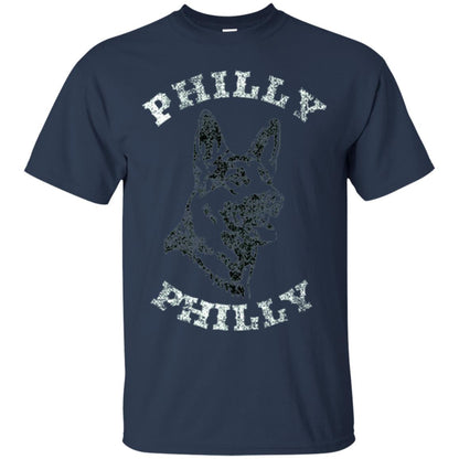 Dog Lover T-shirt Philly Philly Football Underdog Fan Navy