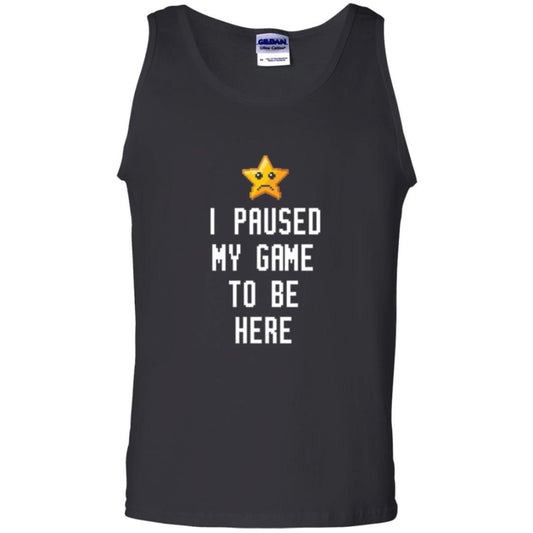 Gamer T-shirt I Paused My Game To Be Here Black