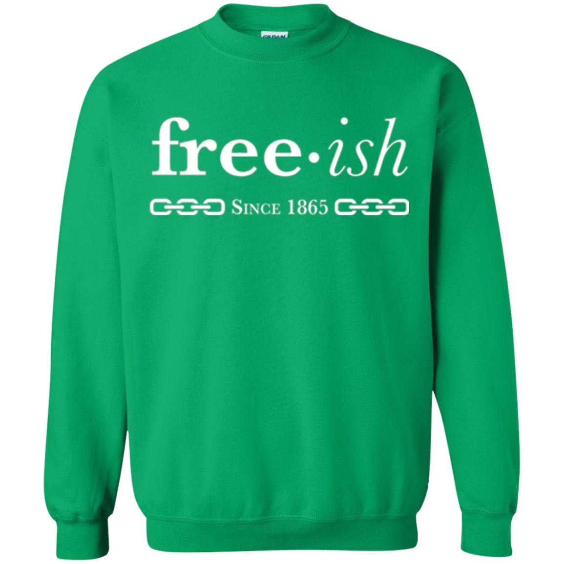 Free-ish Since 1865 Black Pride T-shirt Irish Green