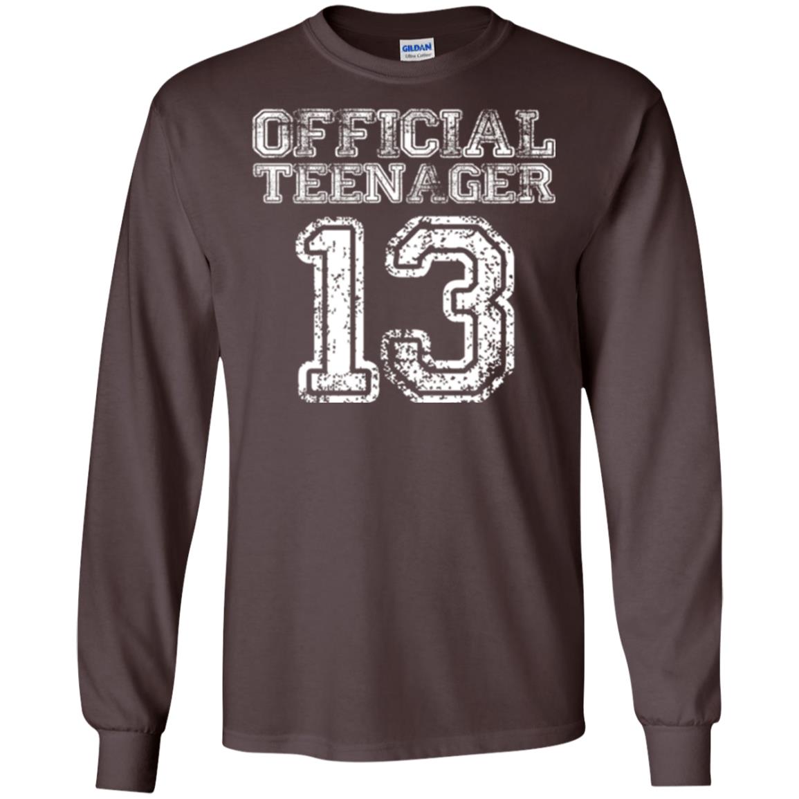 Brithday T-shirt Official Teenager T-shirt Dark Chocolate