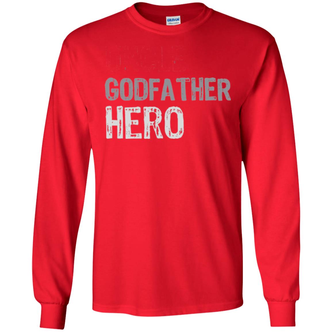 Uncle T-shirt Uncle Godfather Hero Red