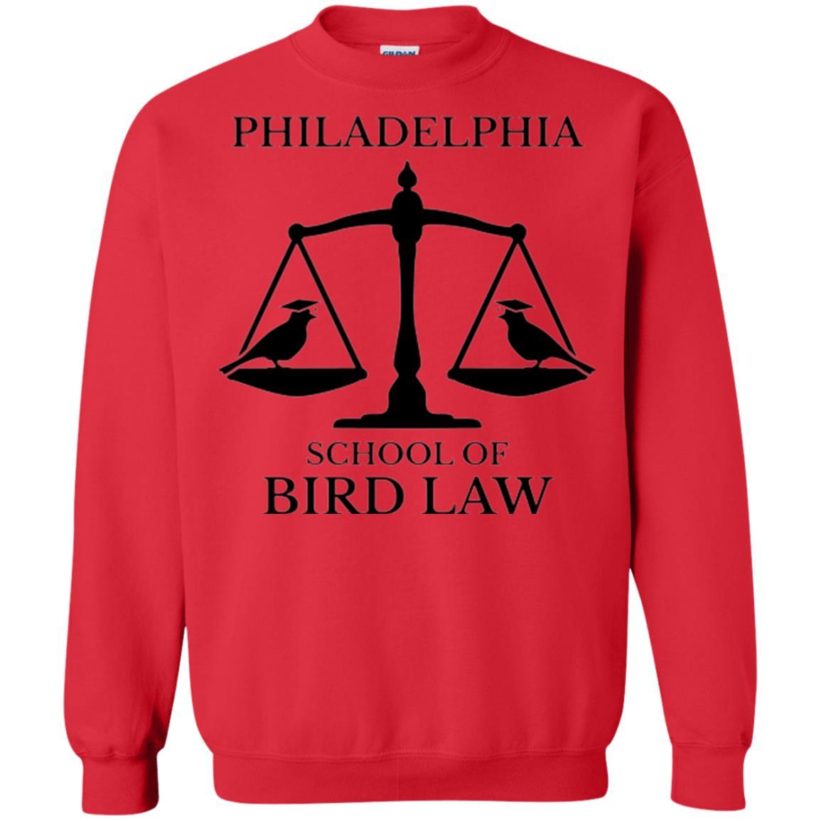 Lawyers T-shirt Philadelphia School Of Bird Law Red