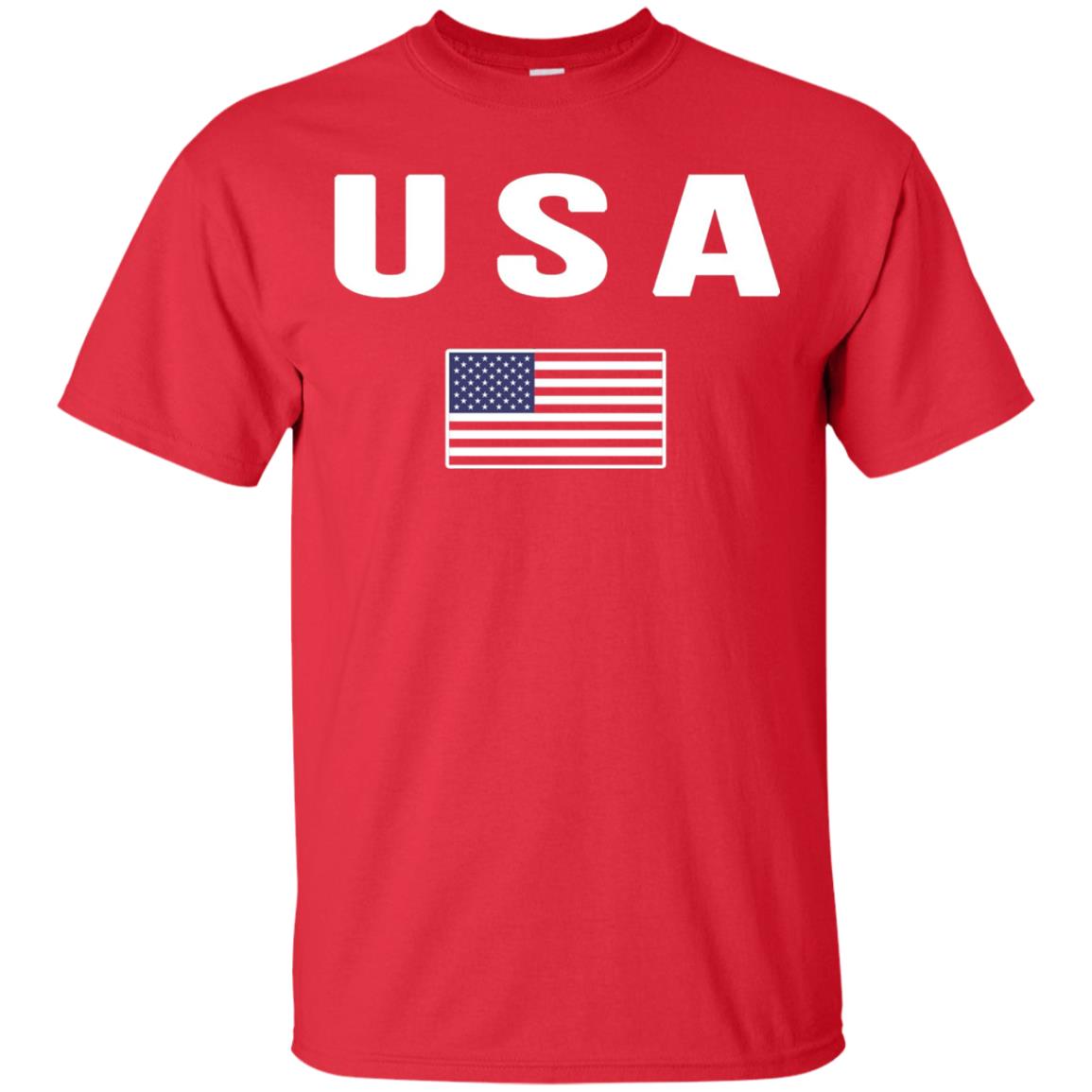Usa T-shirt America United States Red