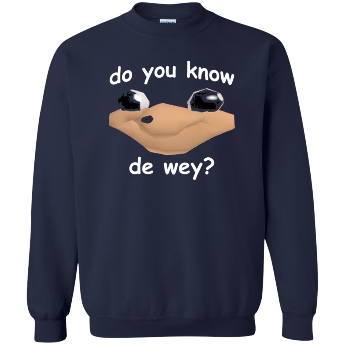 Ugandan Meme T-shirt Do You Know De Way Navy