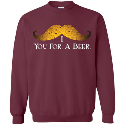 I Mustache You For A Beer Saint Patrick_s Day Maroon