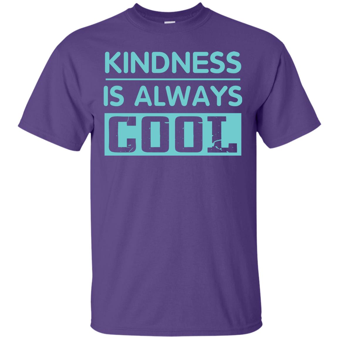 Kindness Is Always Cool Anti Bullying T-shirt Purple