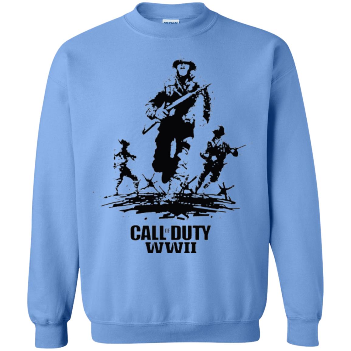 Military T-shirt Call Of Duty Wwii Carolina Blue
