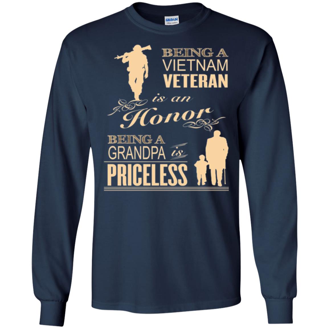 Veteran T-shirt Being A Vietnam Veteran Is An Honor Navy