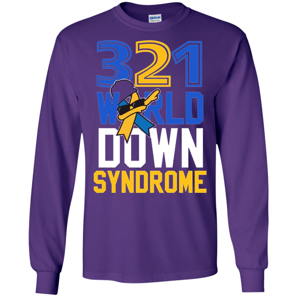 Awareness March 21 World Down Syndrome Day Shirt Purple