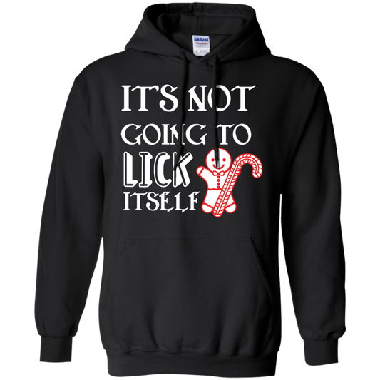 Christmas T-Shirt It's Not Going To Lick Itself Black