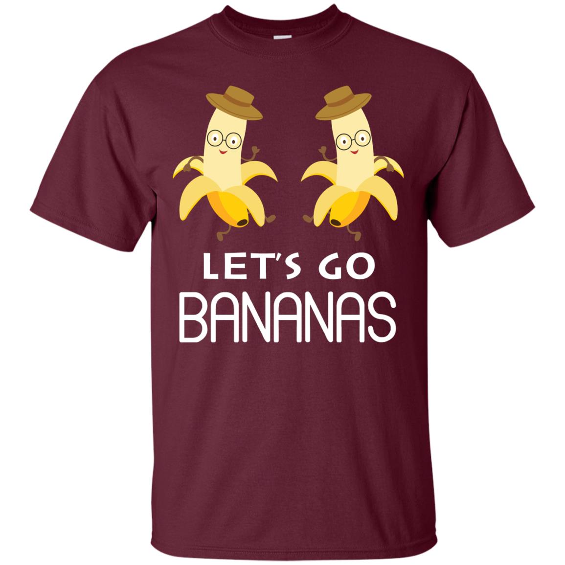 Let's Go Bananas Shirt Maroon