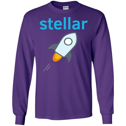Hodl Stellar Lumens Xlm Crypto Investing T-shirt Purple