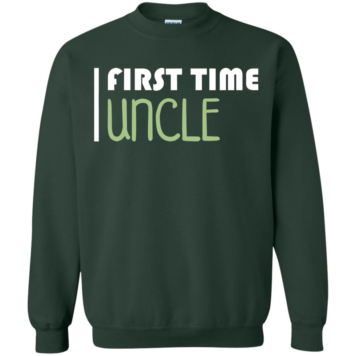 First Time Uncle New Uncle Shirt Forest Green
