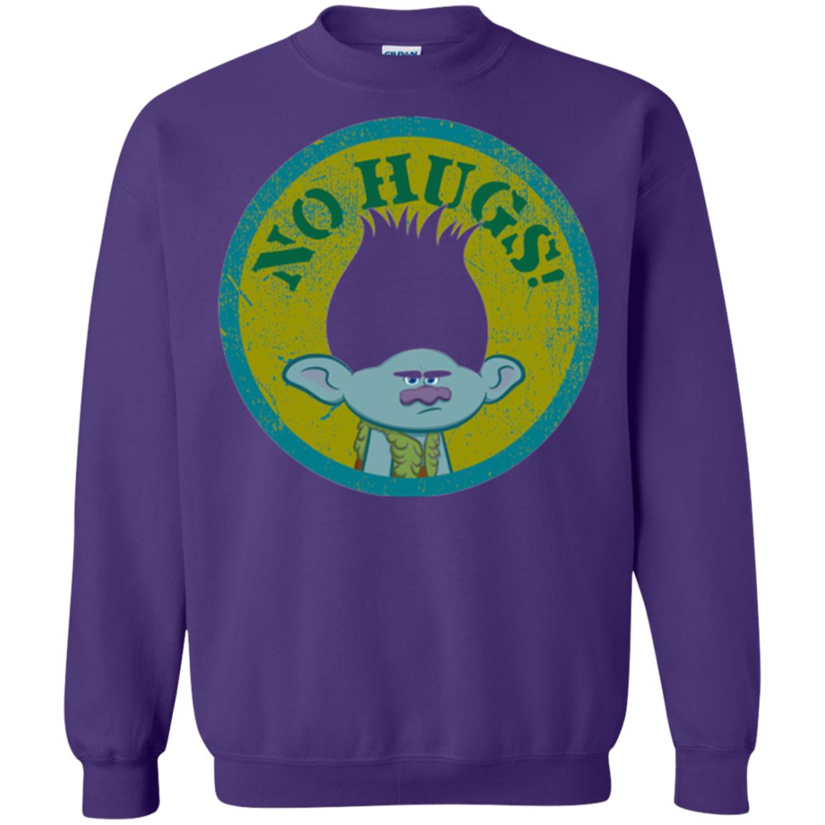 Dream Works_ Trolls No Hugs T-shirt Purple