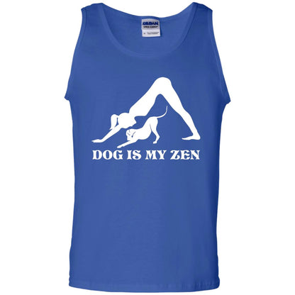 Yoga Dog T-shirt Dog Is My Zen Royal