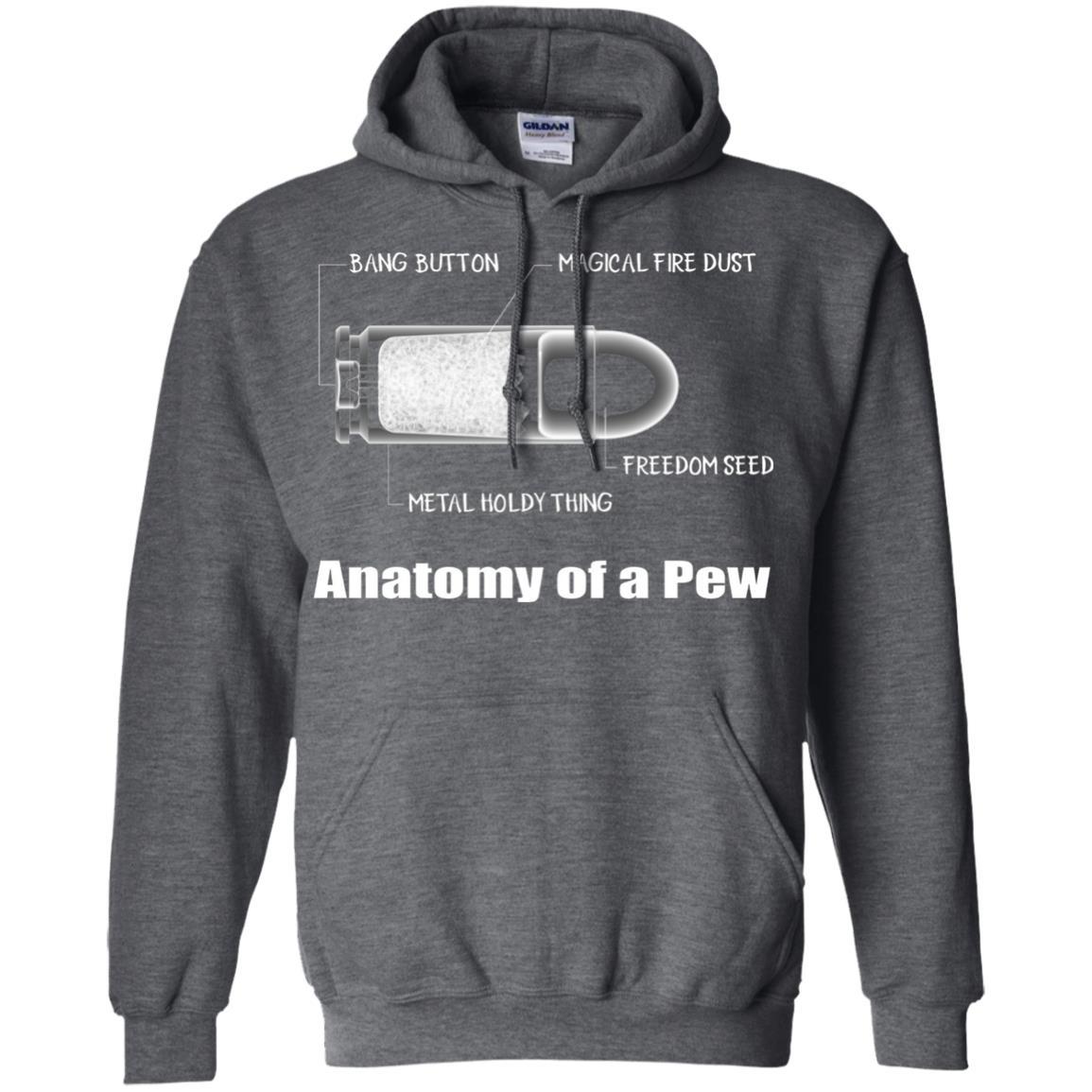Bullet T-shirt The Anatomy Of A Pew Dark Heather