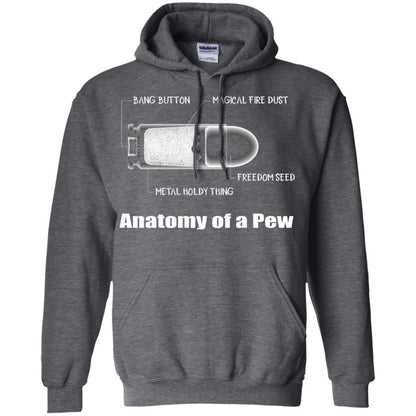 Bullet T-shirt The Anatomy Of A Pew Dark Heather