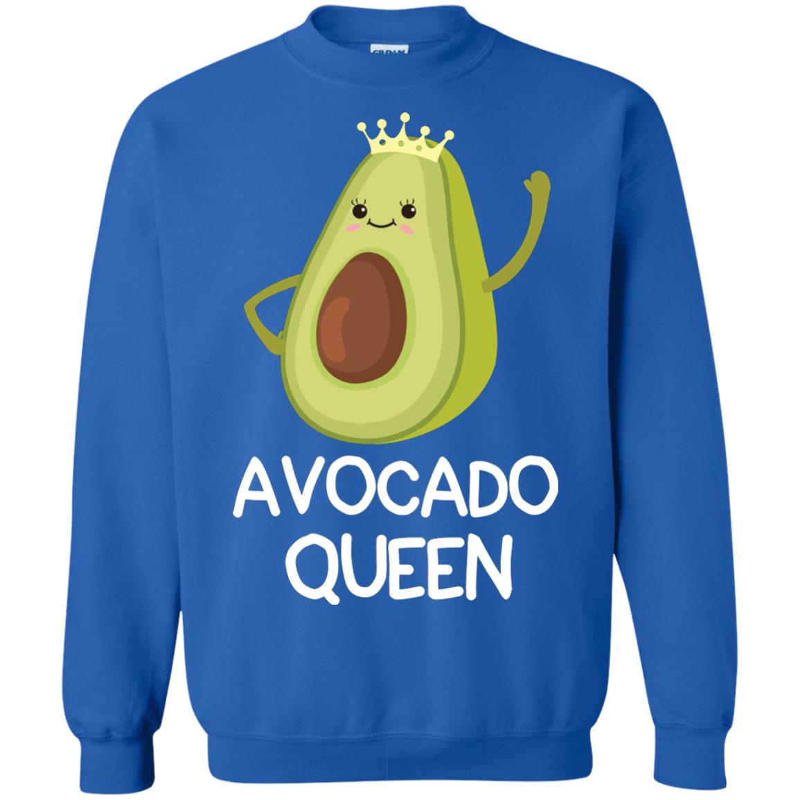 Avocado Queen Vegetarian Shirt For Girls Royal