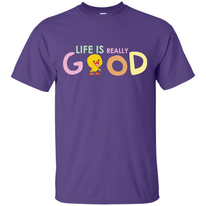 Life Is Really Good With My Cute Duck T-shirt Purple