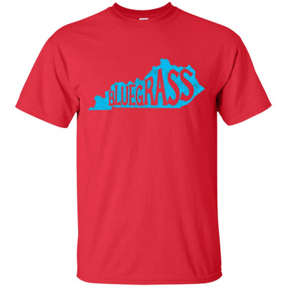 State Of Kentucky Banjo Player And Bluegrass Lover T-shirt Red