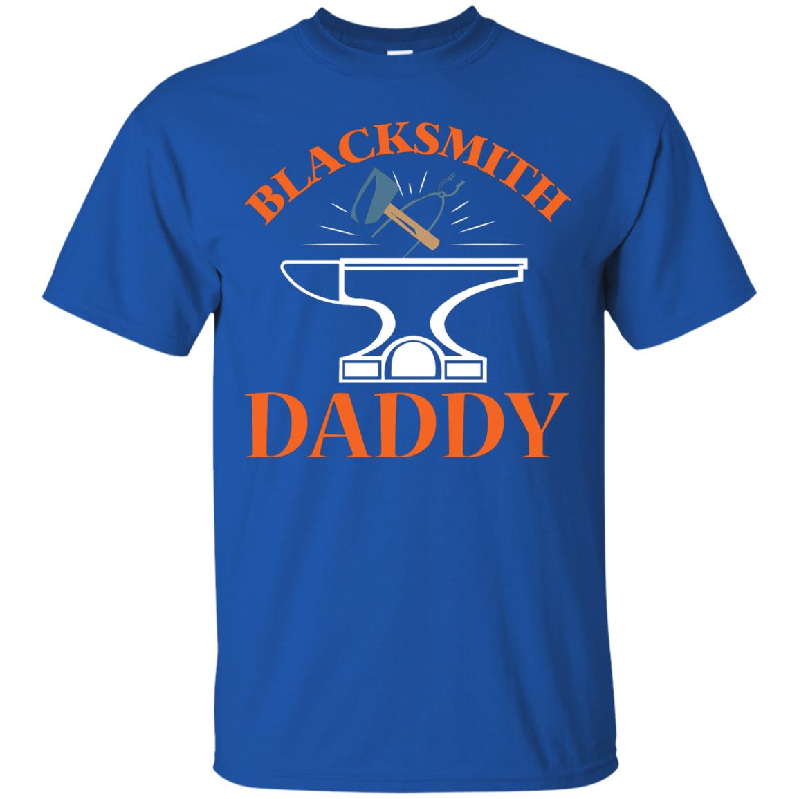 Blacksmith Daddy Happy Father's Day Shirt Royal
