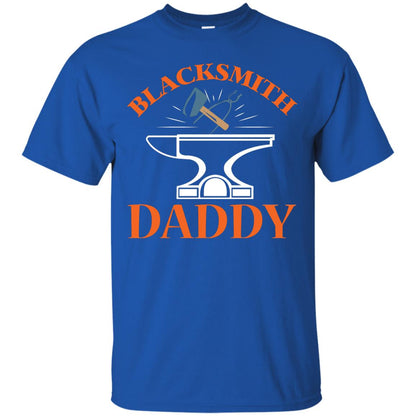 Blacksmith Daddy Happy Father's Day Shirt Royal