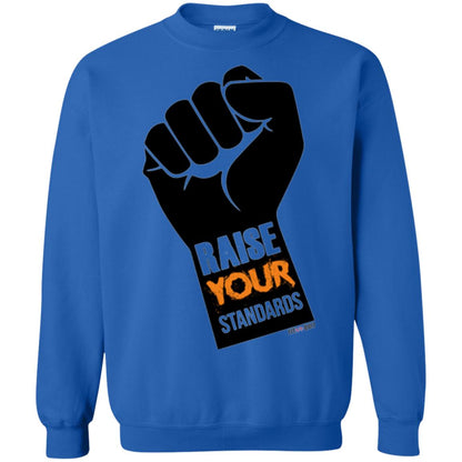 Raise Your Standards Motivatitonal Fitnoquit T-shirt Royal