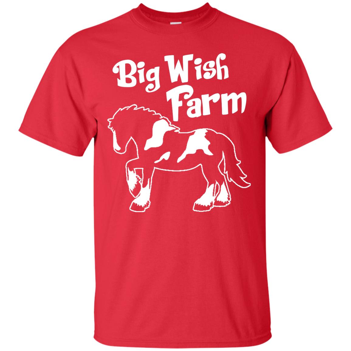 Big Wish Farm Horse Shirt Red