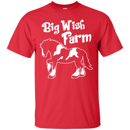 Big Wish Farm Horse Shirt Red