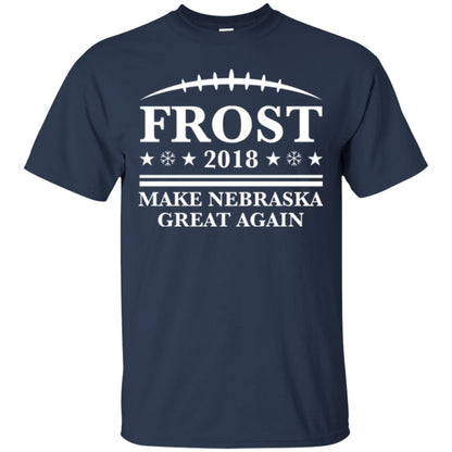 Frost 2018 T-shirt Make Nebraska Great Again Navy