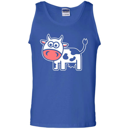 Cute Comic Cow Lover T-shirt Royal