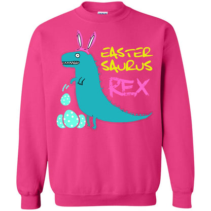 Easter Saurus Trex Bunny Dinosaur T-shirt Heliconia