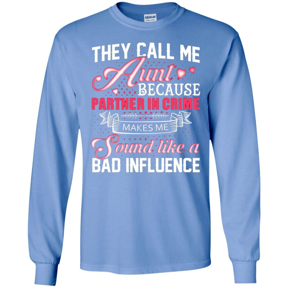 Aunt T-shirt They Call Me Aunt Carolina Blue