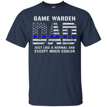 Game Warden Dad Normal Cooler Fathers Day Tbl Shirt Navy