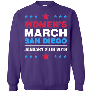 Women's March San Diego January 20th 2018 Protest Women's Right T-shirt