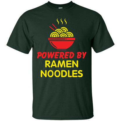 Powered By Ramen Noodles Gift Shirt For Ramen Lover Forest
